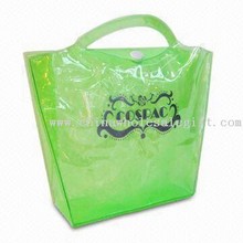 PVC Transparent Lime Green Organza Bag X images